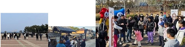 ▲사진 왼쪽부터 호미곶 광장/구룡포 근대 역사관/철길숲. (사진 = 포항시)